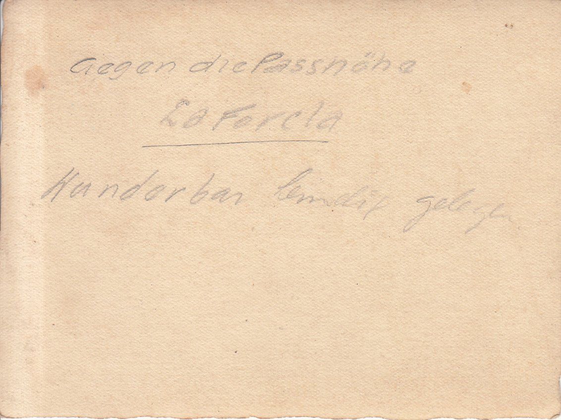 Cartoline postali: La Forcla ca. 1930 – Usato da Bürglen TG venduto da StampGraf 1