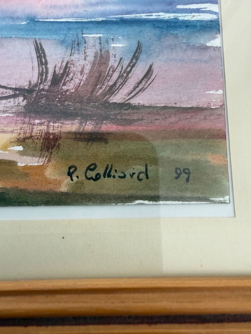Dipinti: Aquarelle originale Roland COLLIARD - Signée & datée 99 – Usato da Vaux-sur-Morges venduto da GothamCity 1