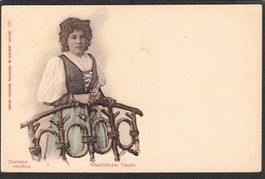 ,Waadtländer Tracht , Litho