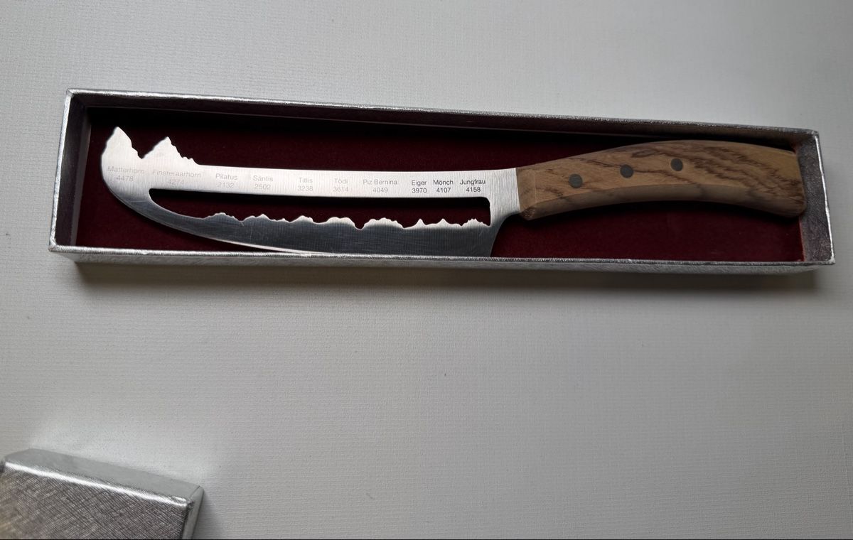 Panorama Knife Küchenmesser: Panorama Knife Schweiz Käsemesser Holz – Neu (gemäss Beschreibung) aus Rombach von vir_2dsd 5