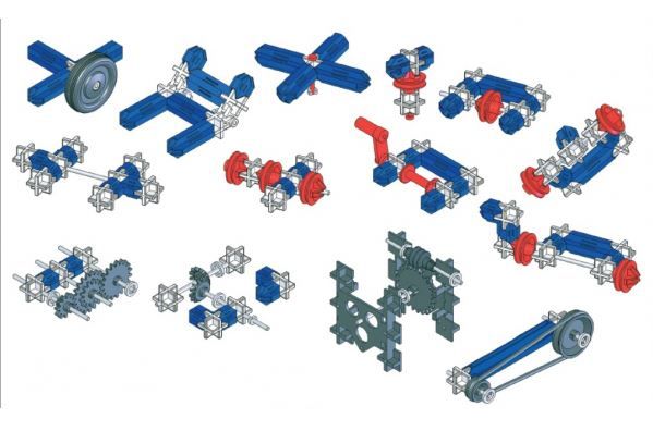 Baukästen: Baukasten Kran, Traktor – Neu und originalverpackt aus Mosnang von glascom 8