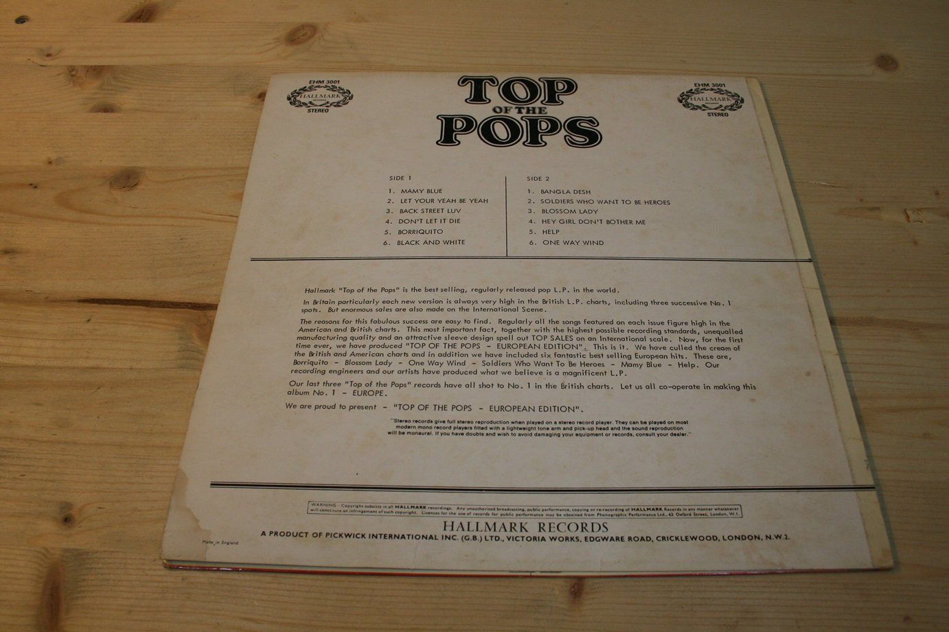 Dischi in vinile: Top of the Pops - Div. Interpreten, LP – Usato da Wettingen venduto da zibi137 1