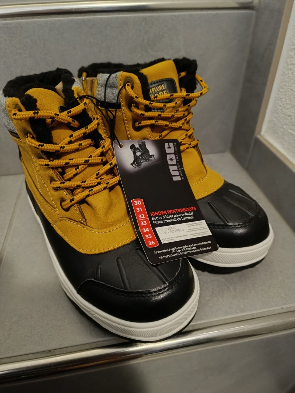Scarpe per ragazzi: Neue Kinder Winterboots 32 – Nuovo e nell'imballaggio originale da Wohlen AG venduto da Fabe3