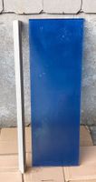 Blaues Glastablar Wandregal Glas Wandplatte Tablar Glasboard