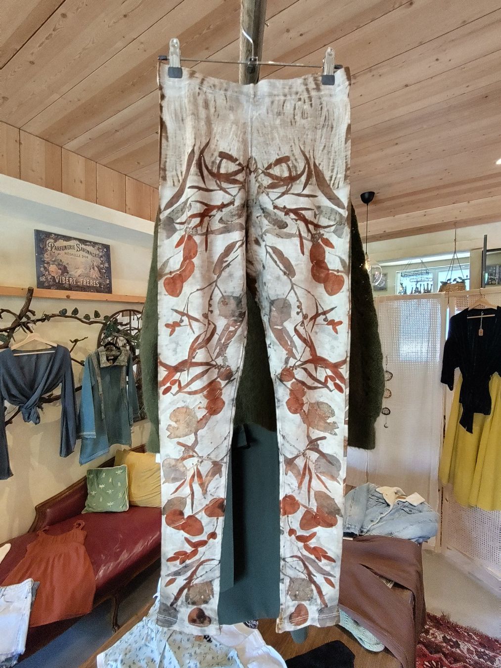 Leggings: Ecoprint cashmere leggins S – Nuovo (secondo la descrizione) da Losone venduto da ell_nora89