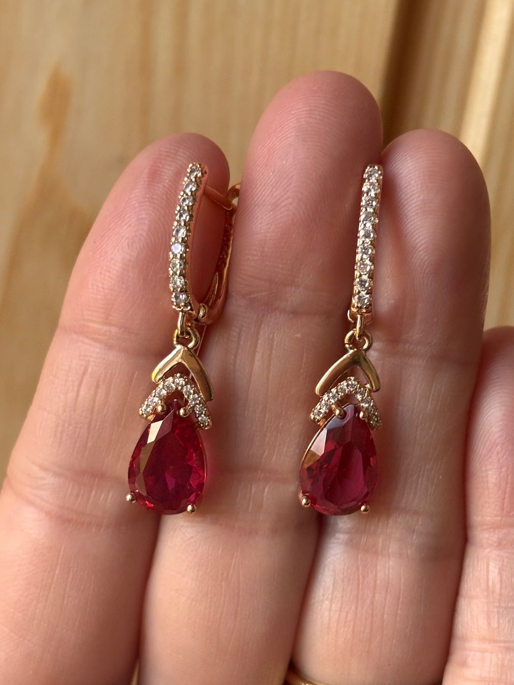 Ohrringe & -stecker: Boucles d'oreilles élégantes or & saphir – Neu (gemäss Beschreibung) aus Lausanne von mel2dreams 3