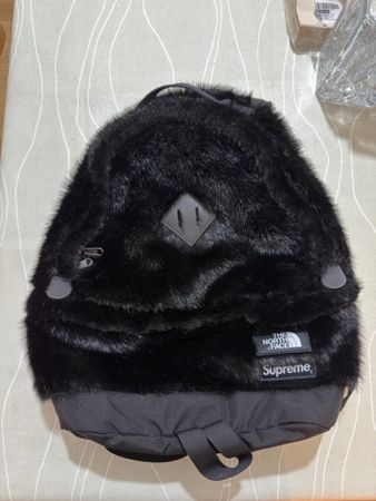 Supreme x The North Face Faux Fur Backpack Black