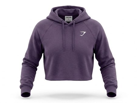 Gymshark Cropped Hoodie Damen violett Grösse S gebraucht