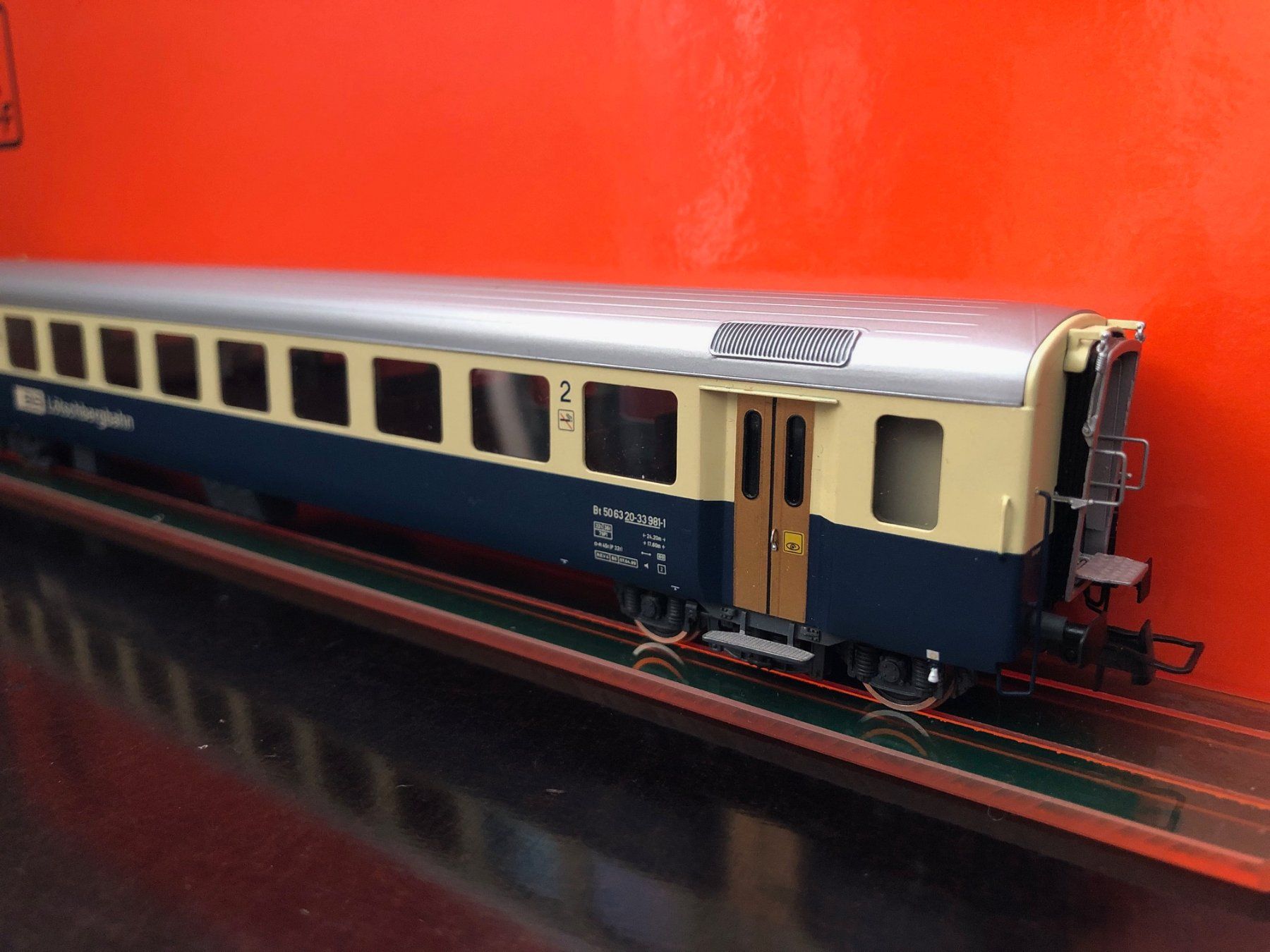 HRF Modellini di ferrovie: HRF BLS Steuerwagen Vitrinenmodell digital – Nuovo (secondo la descrizione) da St.Gallen venduto da conduit 3