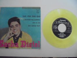 Sacha Distel " oui, oui, oui, oui " vinyl jaune Espagne 1960