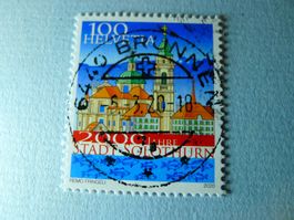2020 Sondermarke 2000 J. Solothurn ET ORT-Vollstempel 1770