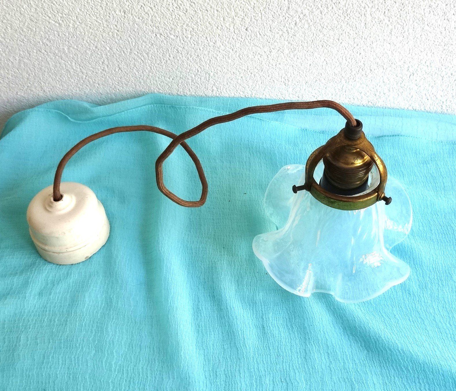 Lampade: Jugendstil Cloche Lampe – Usato da Minusio venduto da Mer66 4
