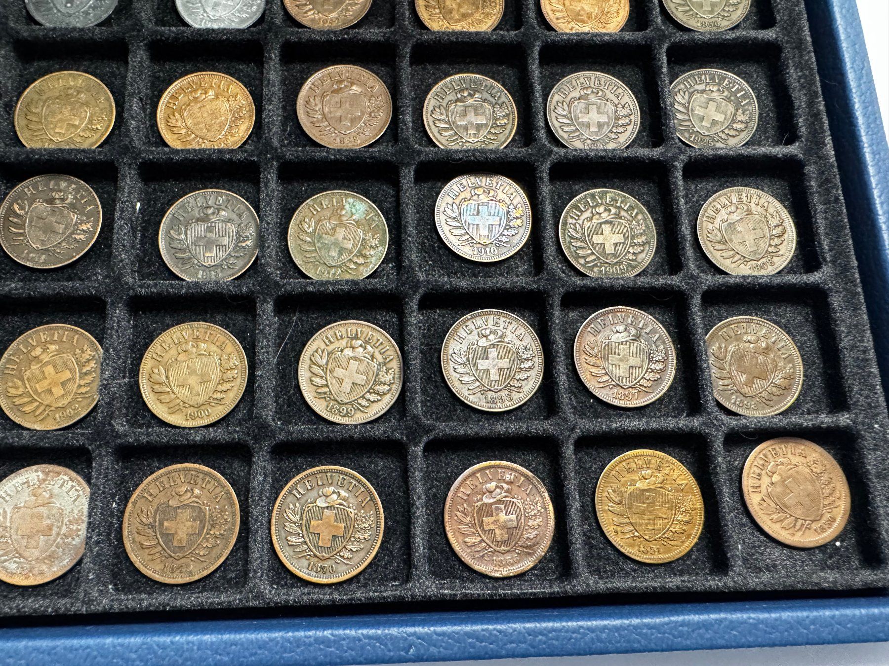 Tutti le monete: 2 Rappen Serie 1850 bis 1946 – Usato da Reitnau venduto da tb-muenzen 1