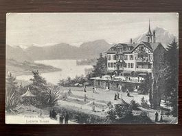 LUZERN Pension Anglaise, 1907