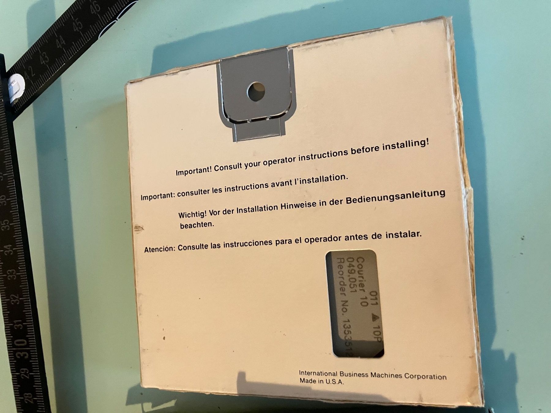 IBM Macchine da scrivere: IBM Typenrad Kassette II – Difettoso da Sattel venduto da Pinggi7 4