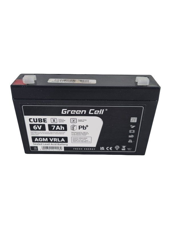 Akkus & Batterien: GREEN CELL Akku, Model GC 6V, 7Ah – Neu (gemäss Beschreibung) aus Wangen b. Olten von Restwert_Wangen 1