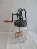 Altes Butterglas / Buttermaschine manuell, 2 Liter