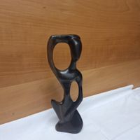 Vintage, abstrakte, kunstvolle Holzfigur, Frau