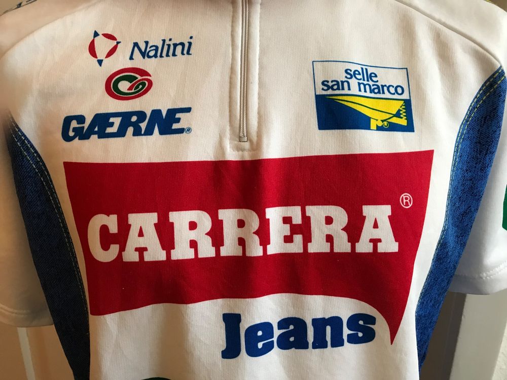Veste Cyclisme Vintage Carrera Jeans Tassoni Gaerne Nalini – Taille 6 – Manches Longues