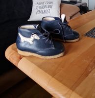 Bally Vintage Kinderschuhe G. 21, Lauflernschuhe mit Dackel