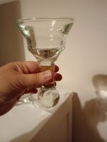 Steigbügel Trinkglas aus Glas Stirrup cup Vintage