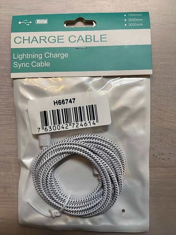 Kabel: Lightning USB Ladekabel - Weiss (2.00m) – Neu und originalverpackt aus Muntelier von Snoopy6475 1