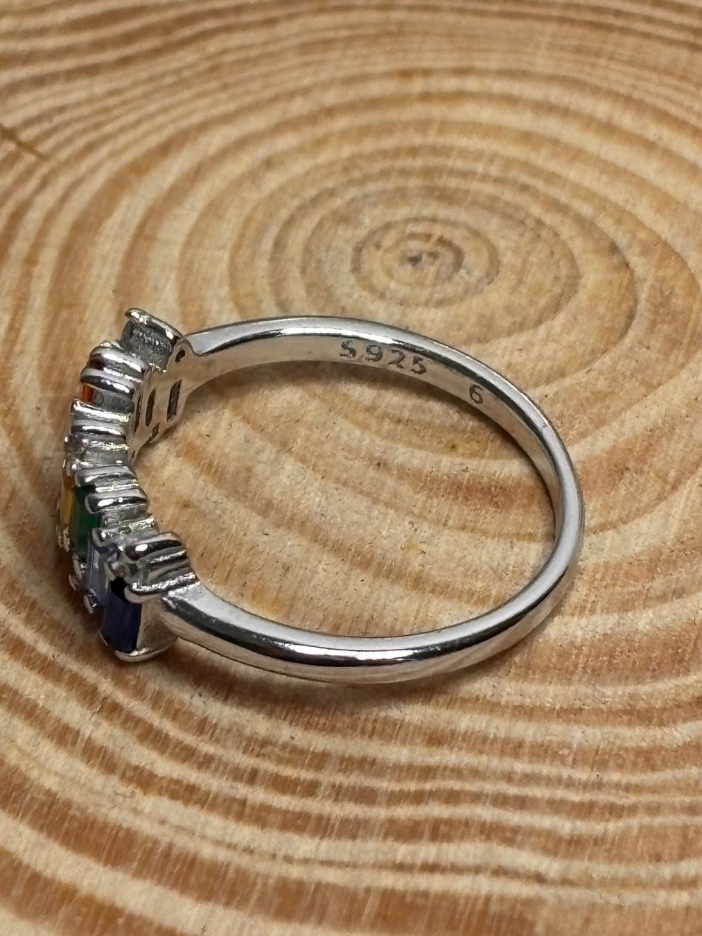 Anelli: Bague zircons multicolores – Nuovo (secondo la descrizione) da Lausanne venduto da mel2dreams 4