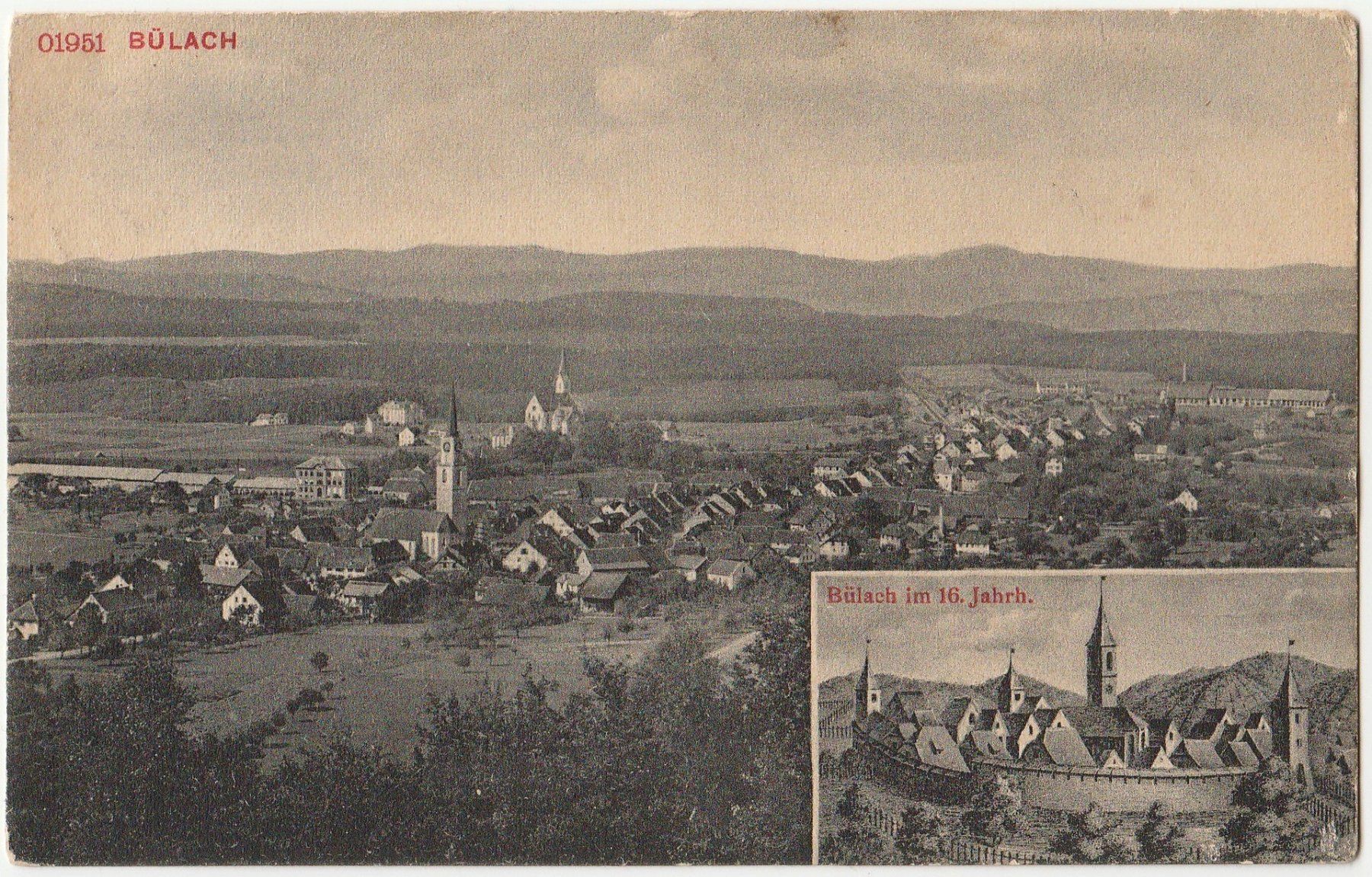 Cartoline postali: Bülach – Usato da Fällanden venduto da Blausegelfliege