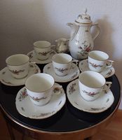 Kaffeegeschirr Rosenthal 6 Tassen mit Kanne guter Zustand