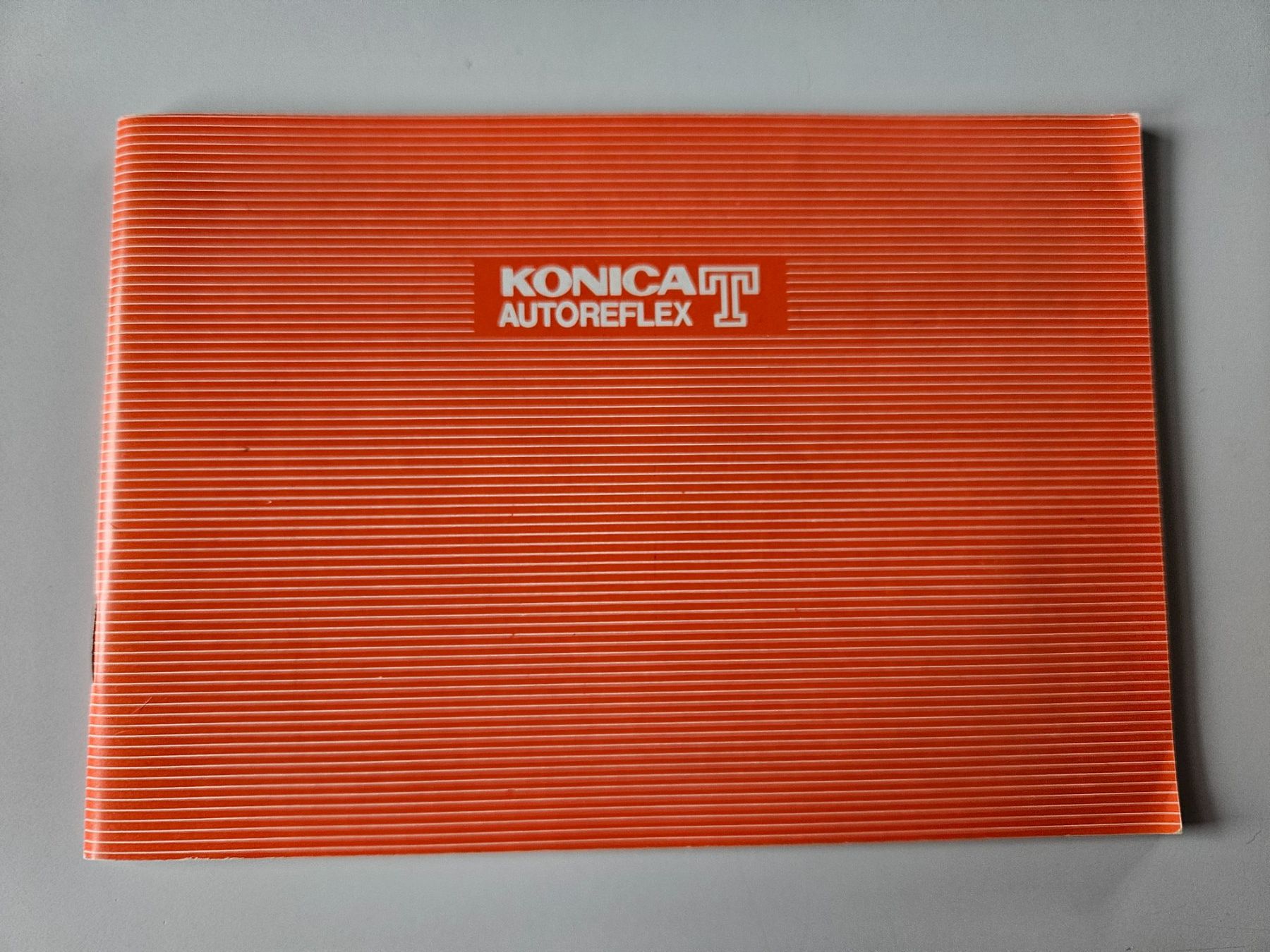 Konica Kamera: Manuel d'utilisation Konica Autoreflex T, vintage! – Gebraucht aus Echandens von annegug