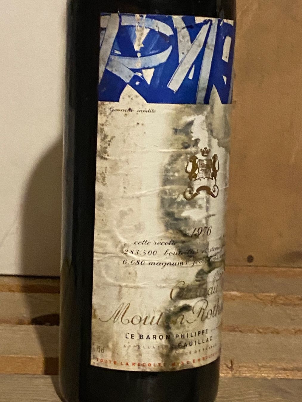 Mouton Rothschild Vino: Château Mouton Rothschild 1976 – Nuovo (secondo la descrizione) da Roche VD venduto da avediscipule 2