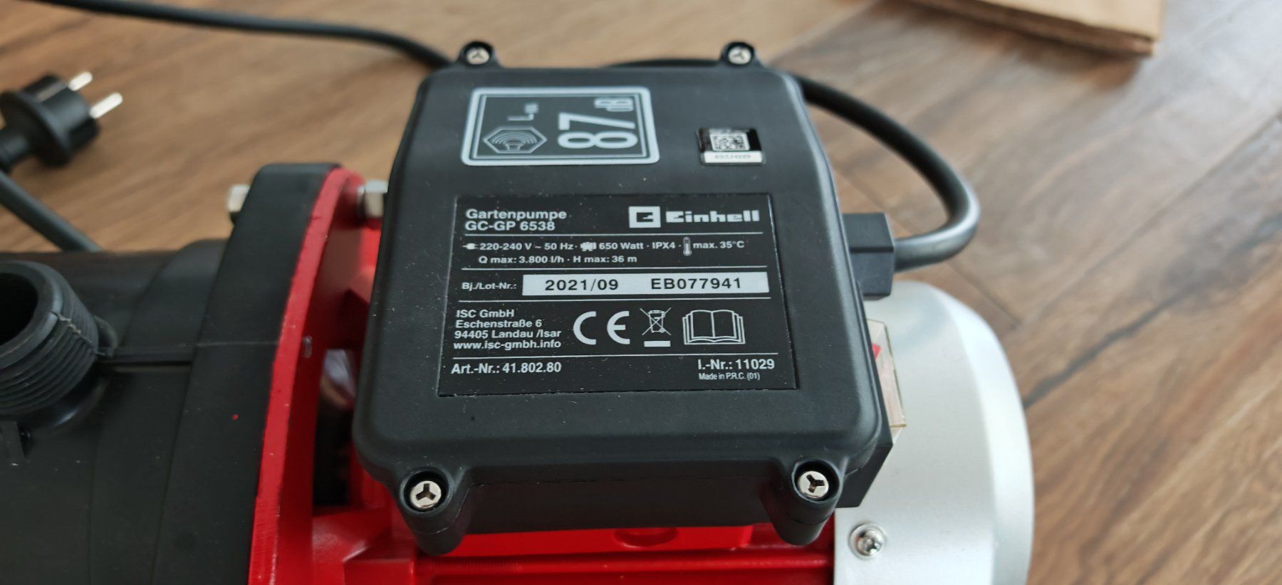 Einhell Pumpen & Teile: Einhell Garden pump GC-GP ohne Griff – Gebraucht aus Neunkirch von faithnomore 4
