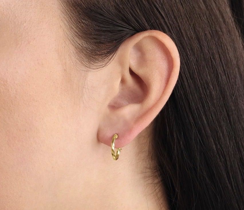Orecchini pendenti & Orecchini a lobo: Creolen Damen Ohrschmuck Gold – Nuovo e nell'imballaggio originale da Hemmental venduto da GoldWert1 1