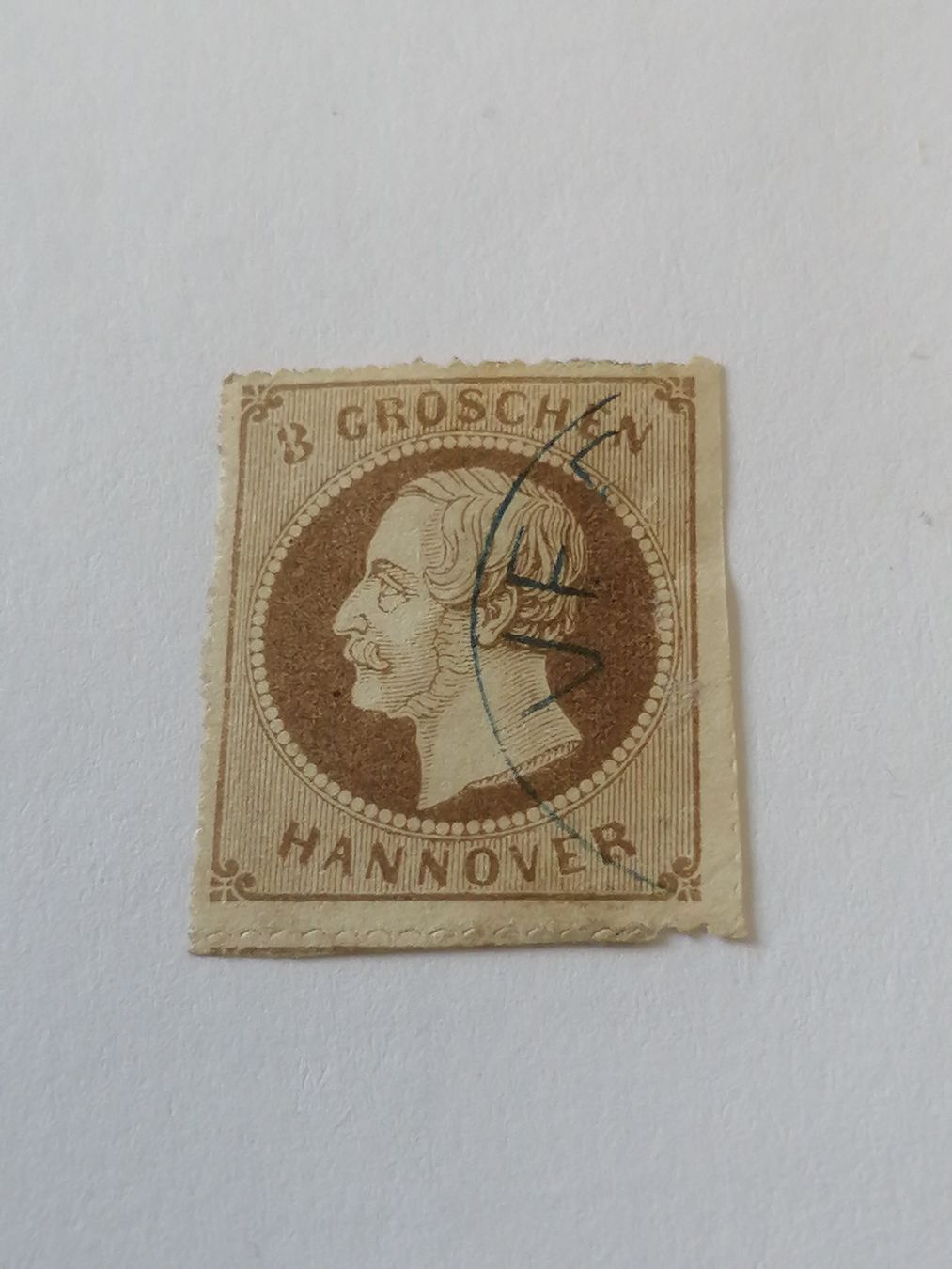 Tutti i francobolli: Alt Deutschland Hannover 3 Groschen  – Usato da Happerswil venduto da tschergi