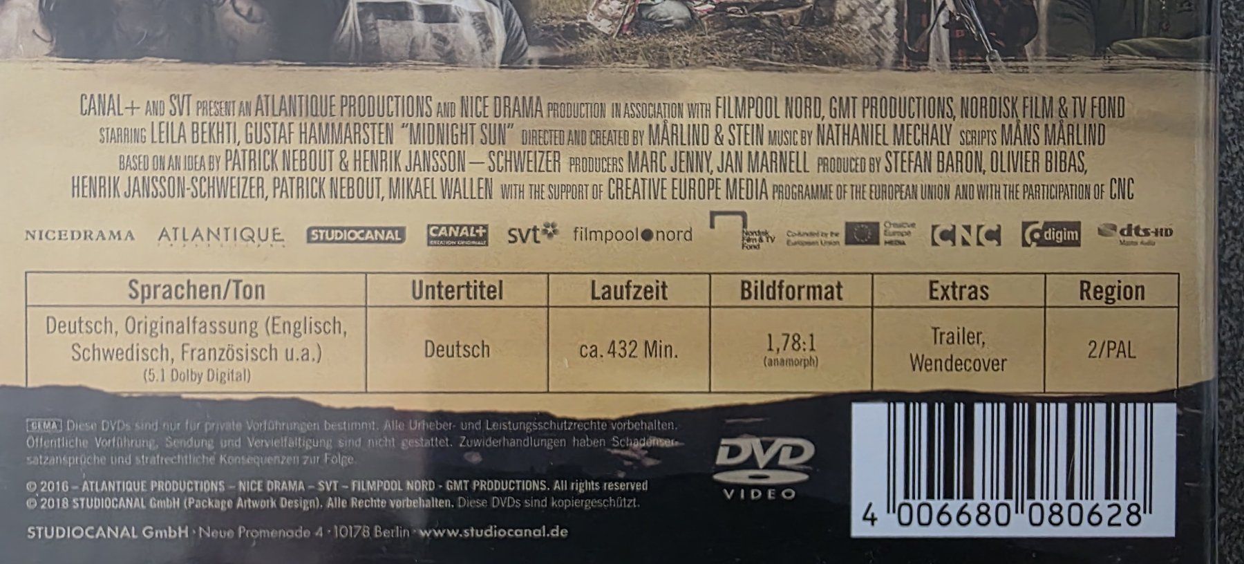 Tutti i DVDs: DVD / Midnight Sun - Staffel 1 – Usato da Oetwil am See venduto da fineli2 1