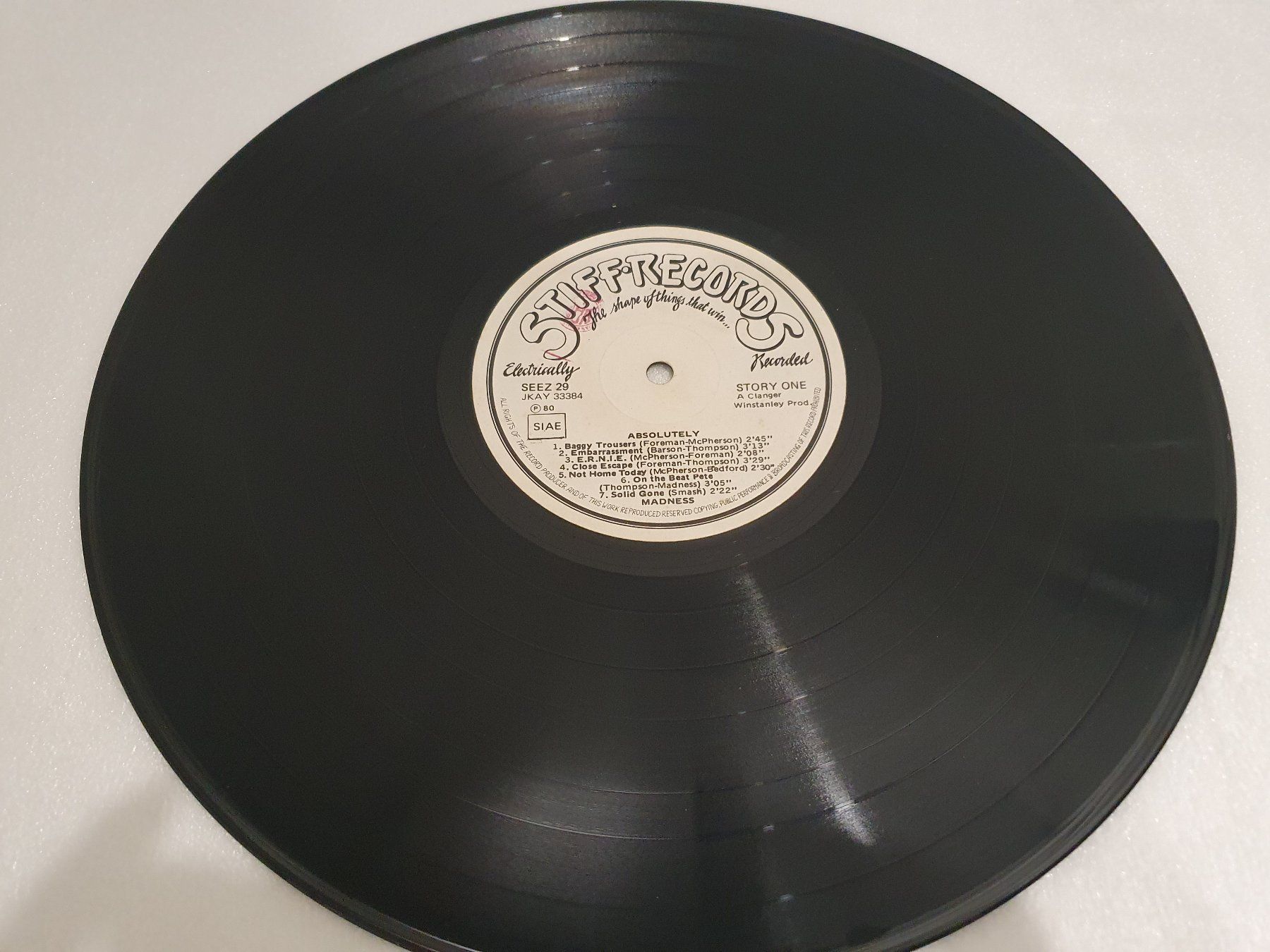 Dischi in vinile: Madness – Absolutely – Usato da Uster venduto da Vinyl-Leidenschaft 2