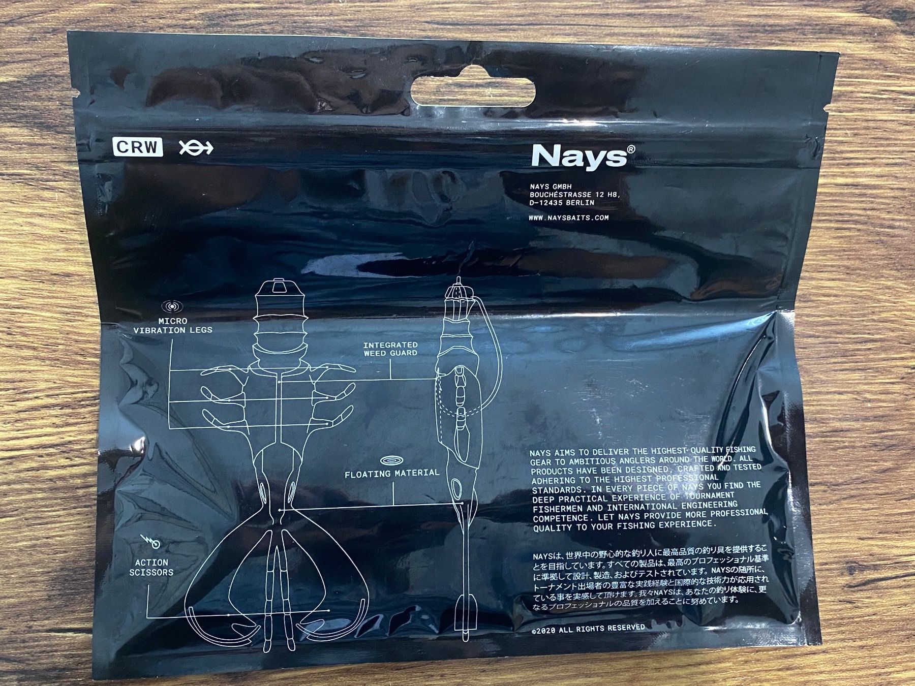 Esche: Nays CRW 2,5" – Nuovo e nell'imballaggio originale da Widnau venduto da Fishingtackle_Oggy 1