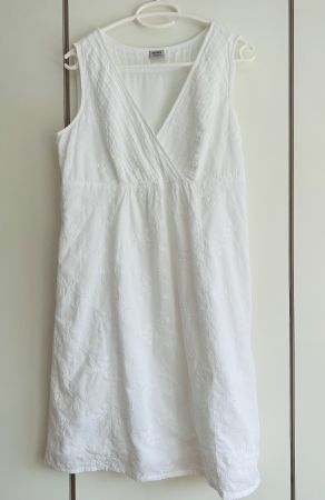Schönes Sommerkleid aus 100% Baumwolle weiss ESPRIT