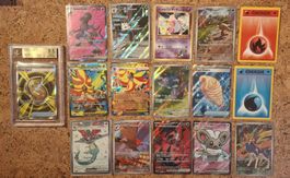 Lot Pokémon cards EN FR JP Pyroar Zacian Dragapult Tangela