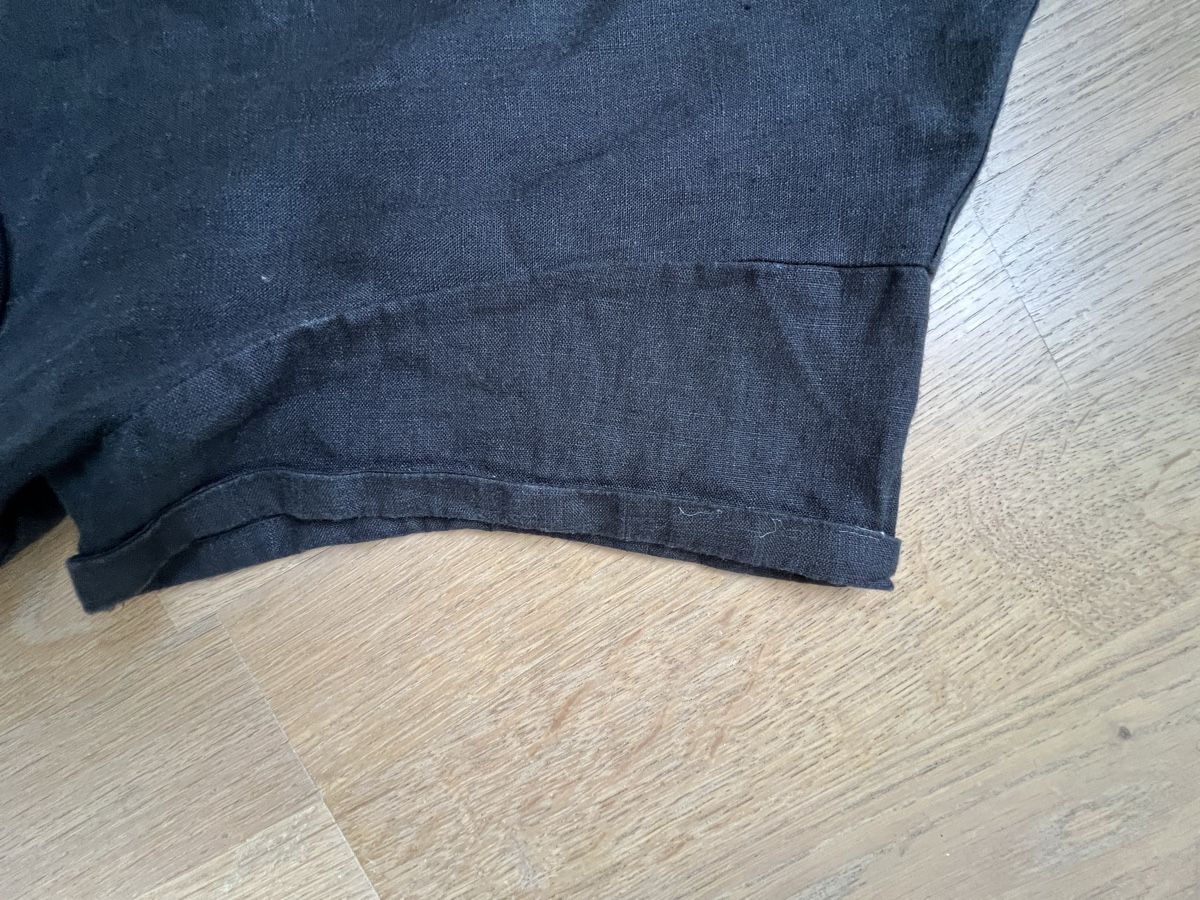 Blusen: Bluse, 100% Leinen, Knowledge Cotton, schwarz – Gebraucht aus winterthur von Cw5 3