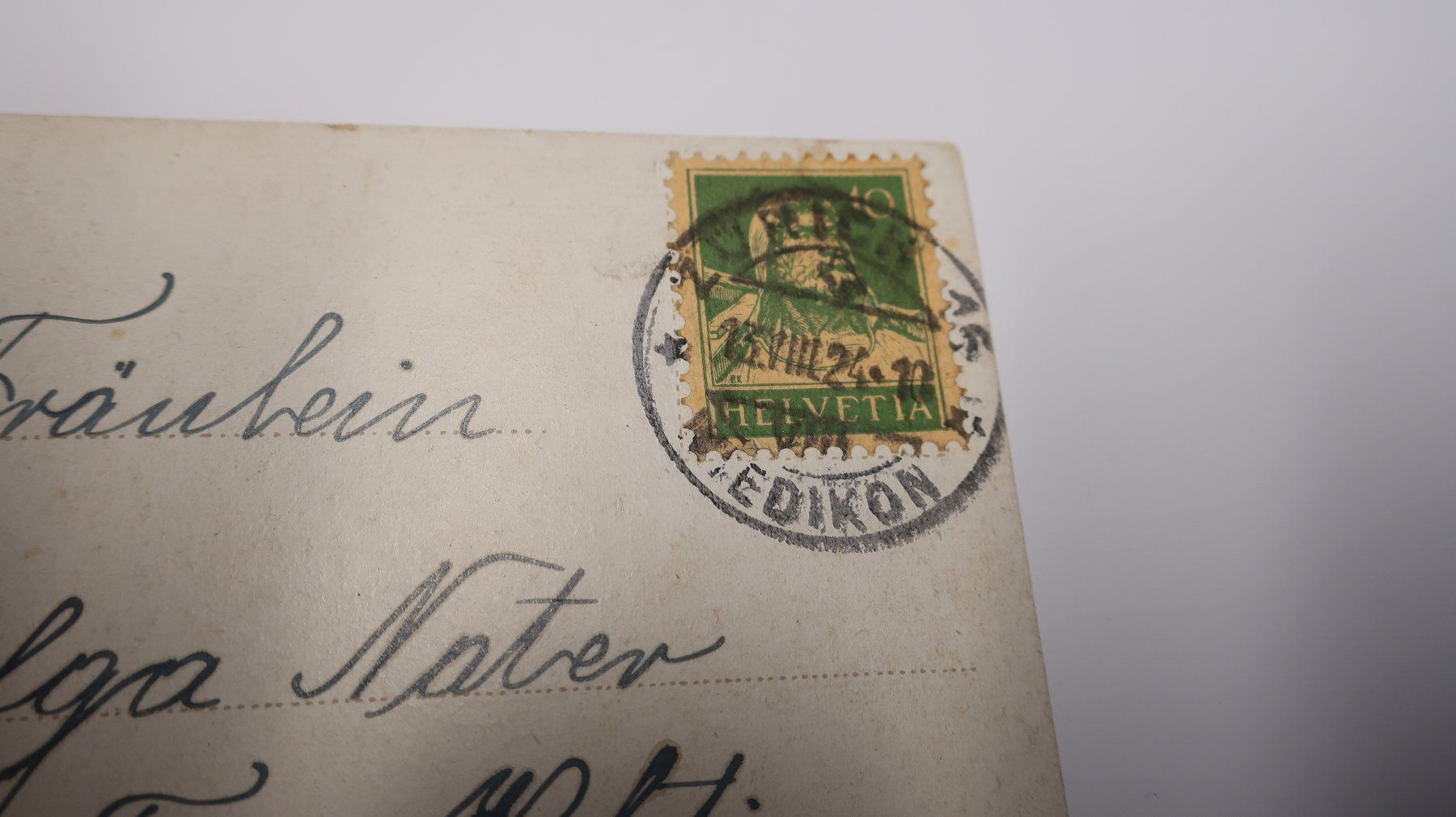 Ansichtskarten: Zürich Hardturm 1924 – Gebraucht aus Cormoret von Pascalll2001 4