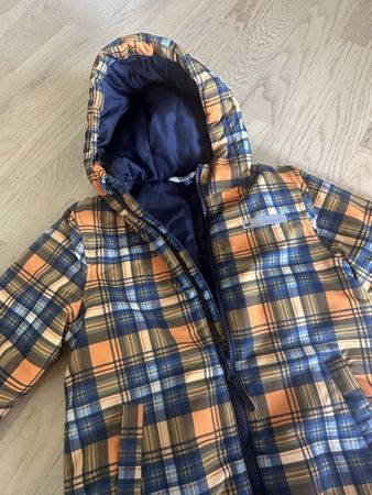 Kids Winter Jacke Gr. 122,  kariert
