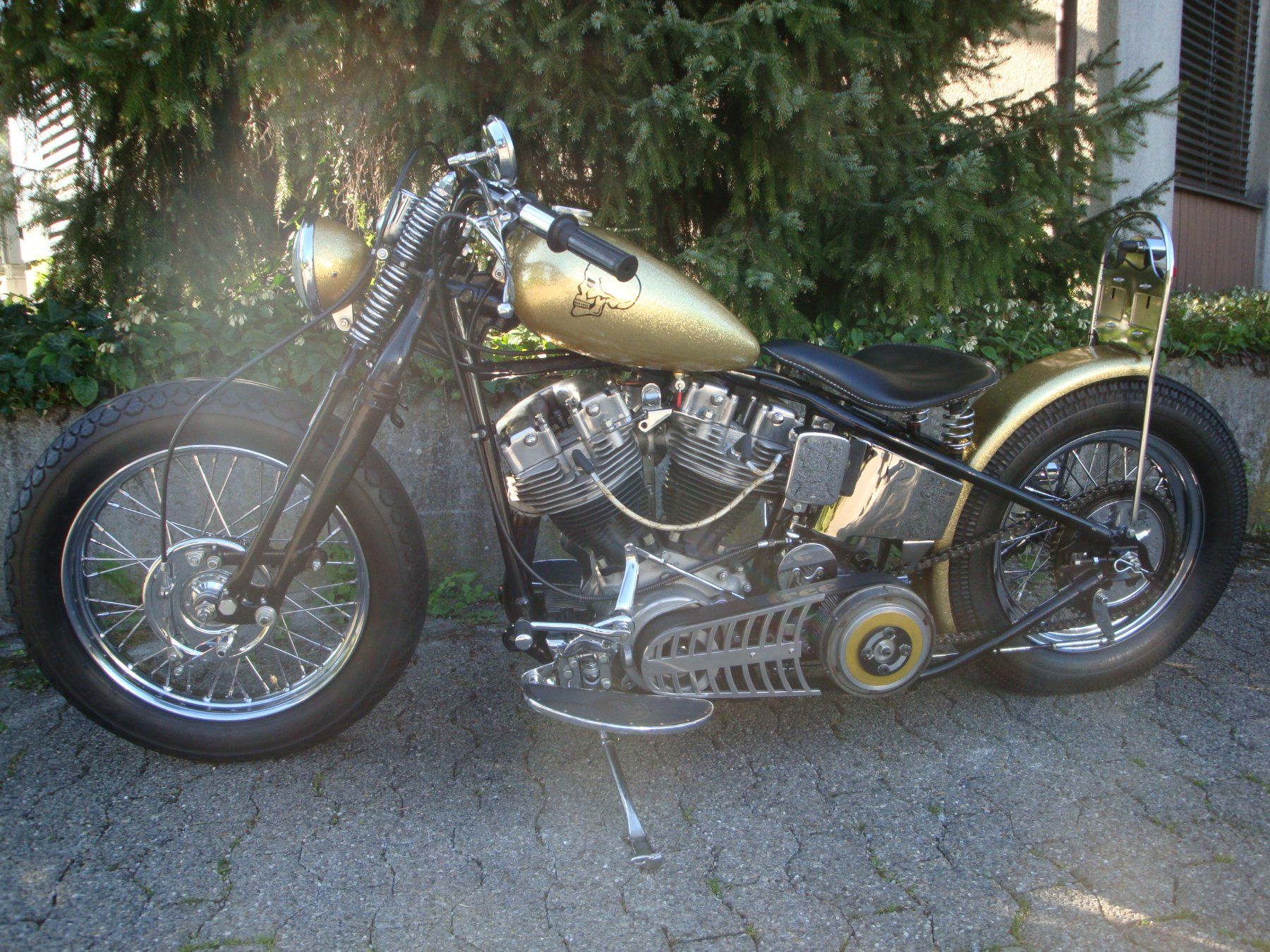 Harley-Davidson Chopper: HARLEY DAVIDSON Panhead 1955 – Usato da Rüti ZH venduto da Ame8 1