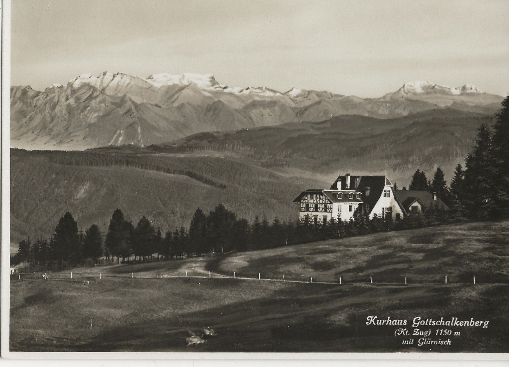 Cartoline postali: Kurhaus Gottschalkenberg ob Zug – Usato da Frauenfeld venduto da Merk52