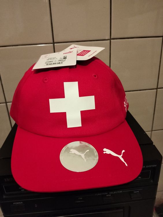 Casquette Alpine Club Suisse - Taille Unique Réglable, Grise Avec Logo 3D Surélevé, état Très Bon