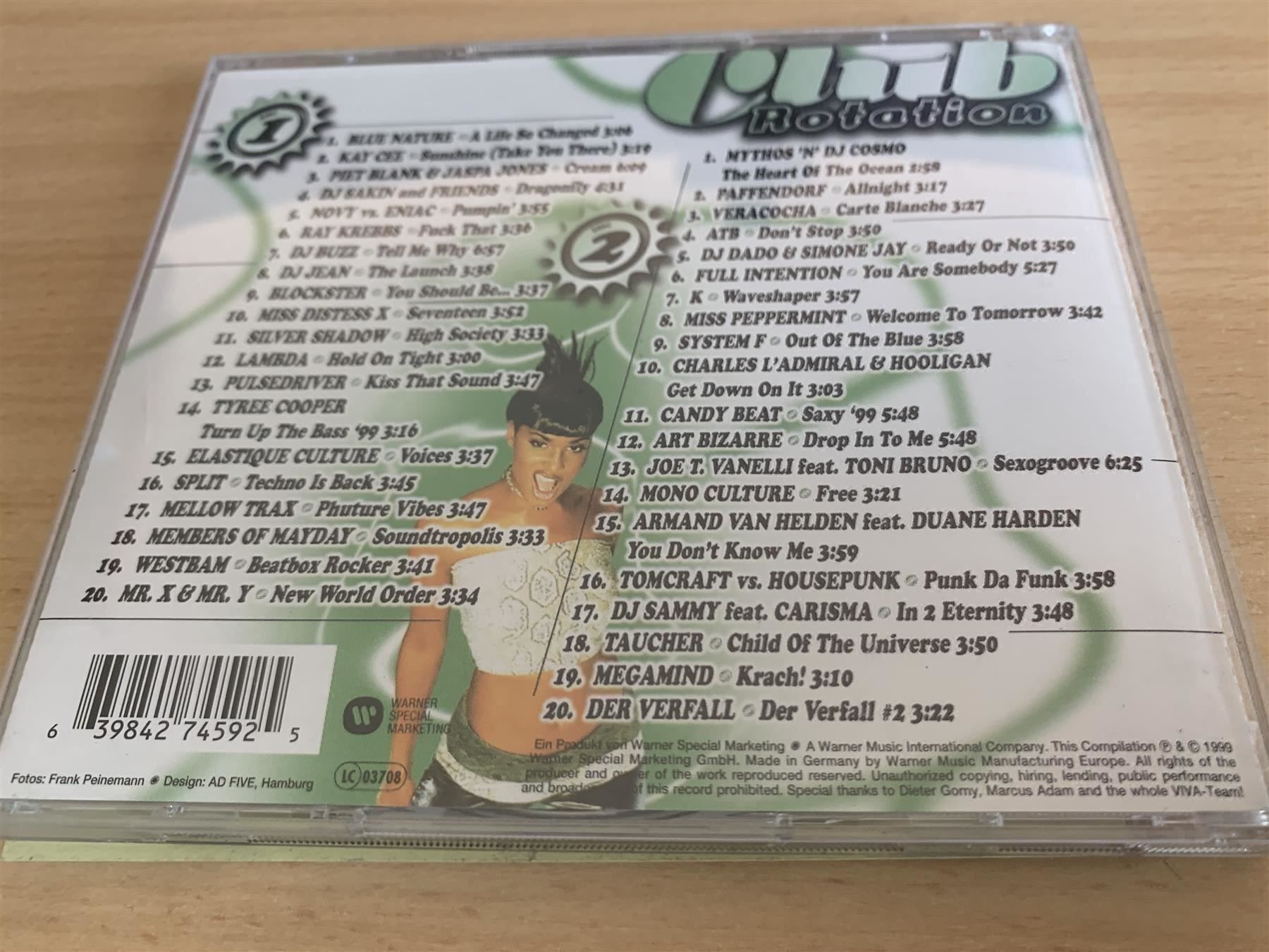 CD: Various – Club Rotation Volume 6 - 2 CD – Usato da Rikon im Tösstal venduto da Alpenmutz 1