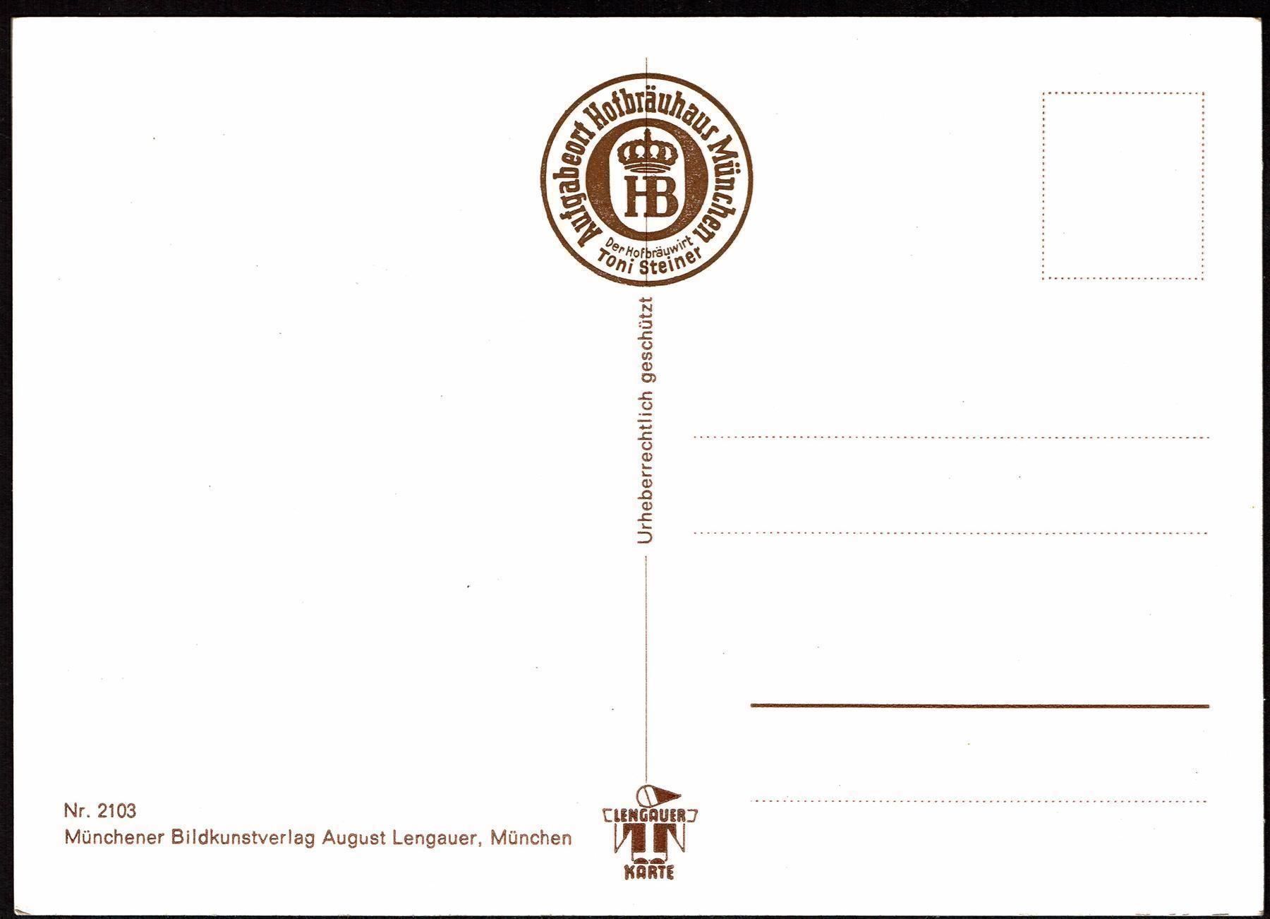 Cartoline postali: AK Hofbräuhaus 1 – Usato da Basel venduto da Falconis 1