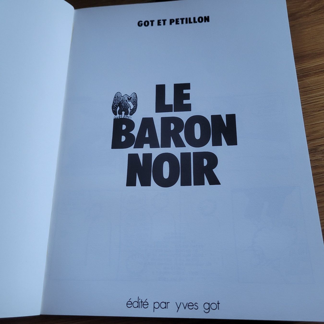 BD: BD EO Cotée Le Baron Noir Tome 4 1979 – D'occasion à Biel/Bienne par Destockweb 3