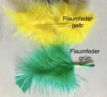 Federn 9 Farben Bastelfedern Deko Federn neu