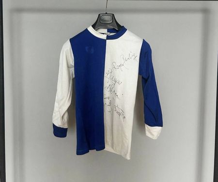 GC GCZ Grasshoppers Zürich Vintage Trikot Autogramme Berbig